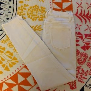 Madewell White Skinny Jeans